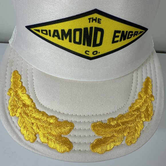 Diamond Engineer Co Logo Trucker Mesh Snapback Adjustable Hat Cap The Winner USA - Picture 6 of 13